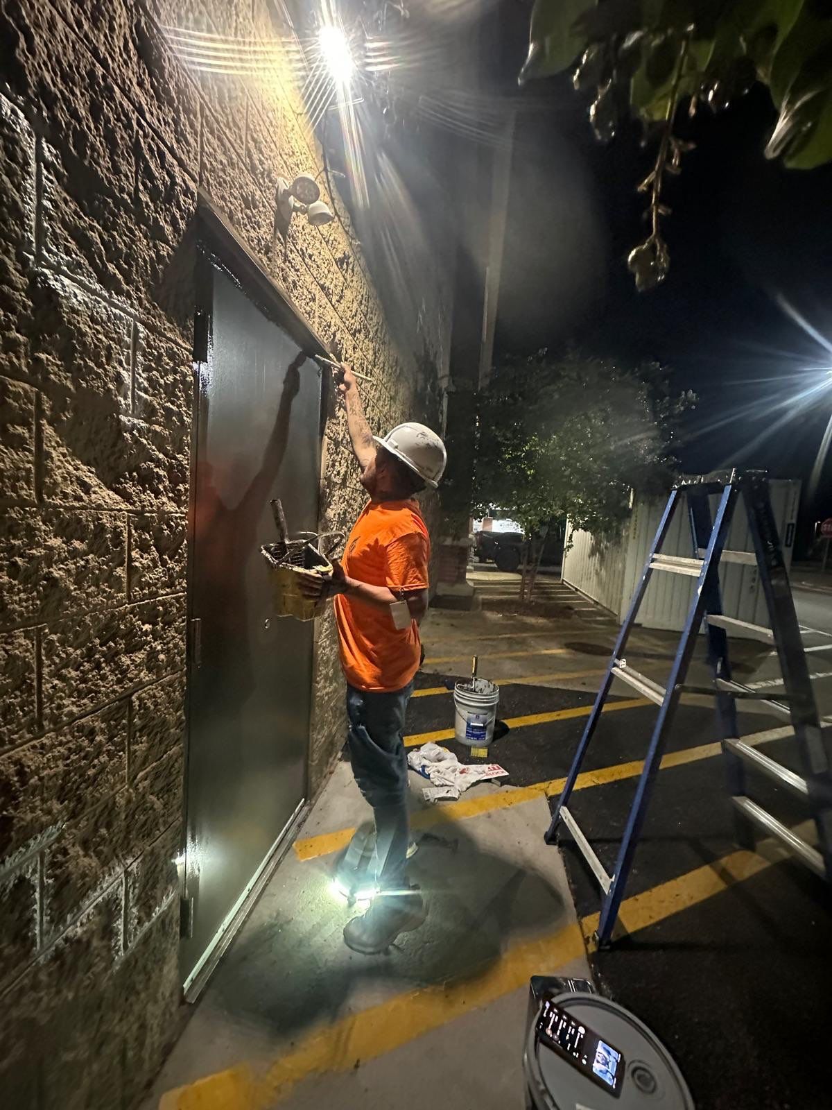 CTX painter working at Sam's Club SC6976 in Wake Forest, North Carolina